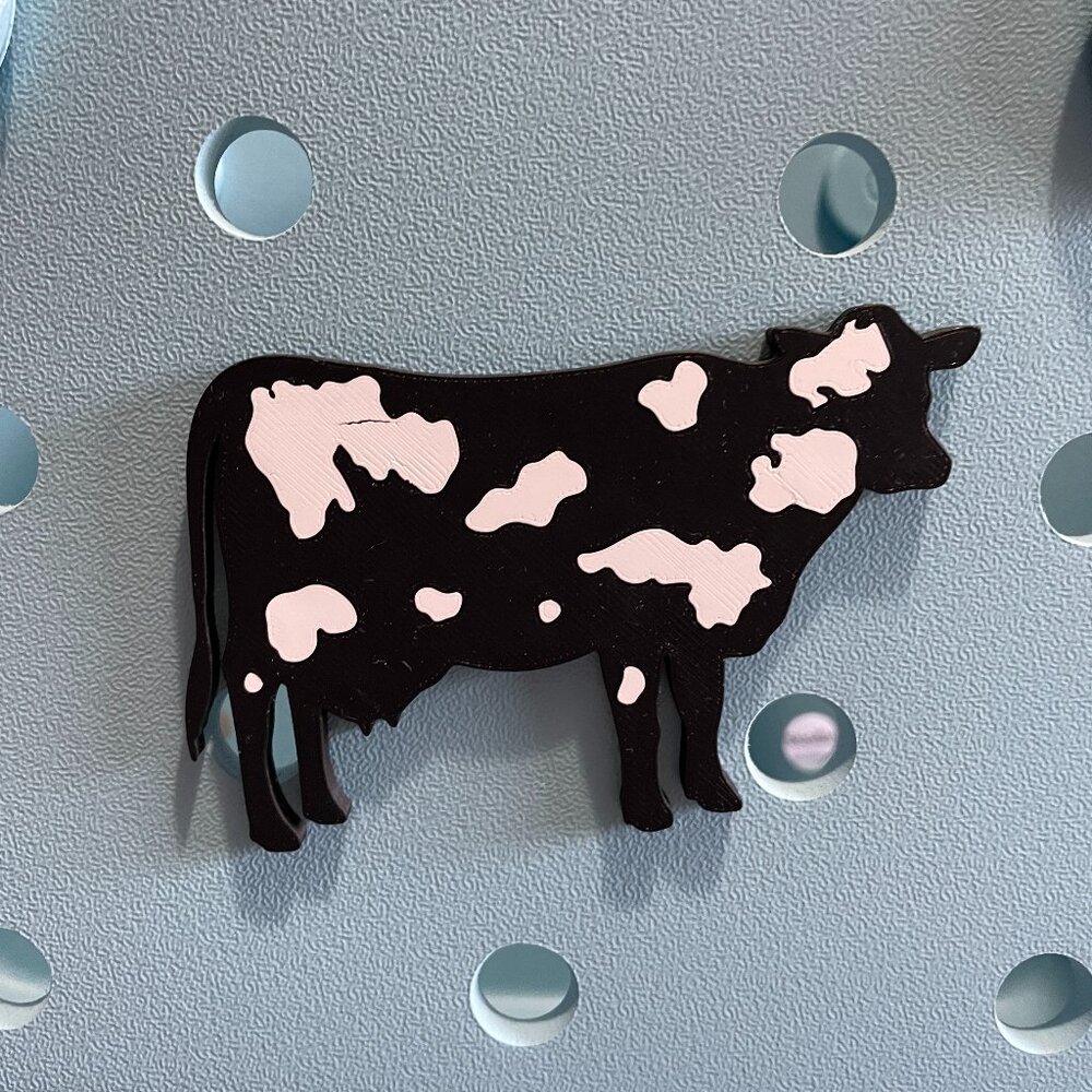 Black Cow Bogg Charm-Cow Bogg Bit Charm - Picture 2 of 2